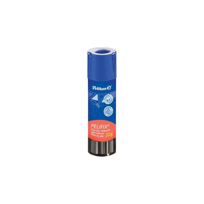 Pack De 20 Unidades Pelikan Pelifix Pegamento En Barra De 20g - Sin Disolventes - Lavable Con Agua Fria - Blanco