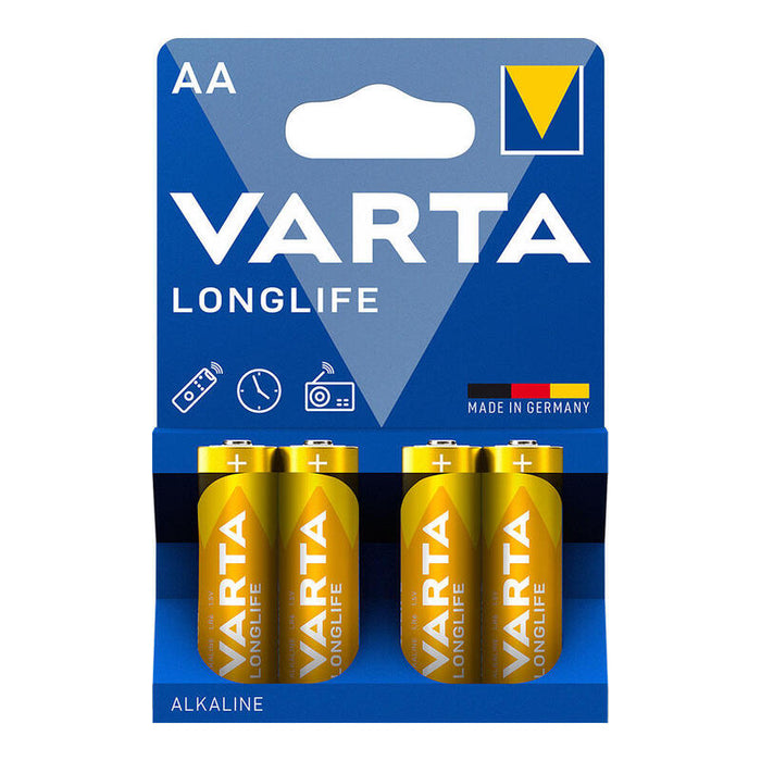 Pack De 20 Unidades - Pila Alkalina Longlife Aa - Lr06 (Blister 4 Uds) Ø14,5 X 50,5 Mm