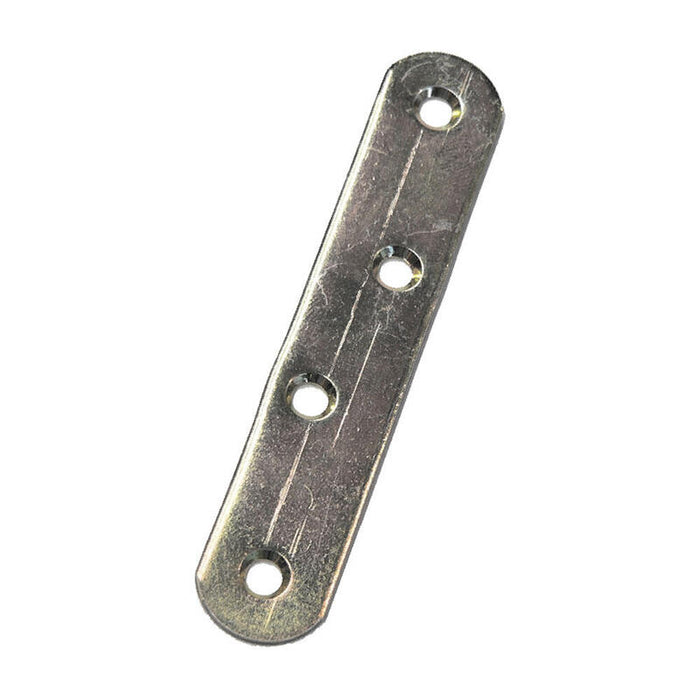 Pack De 20 Unidades - Placa Recta Unión Plc01 Bicromatado 100 X 19 Mm