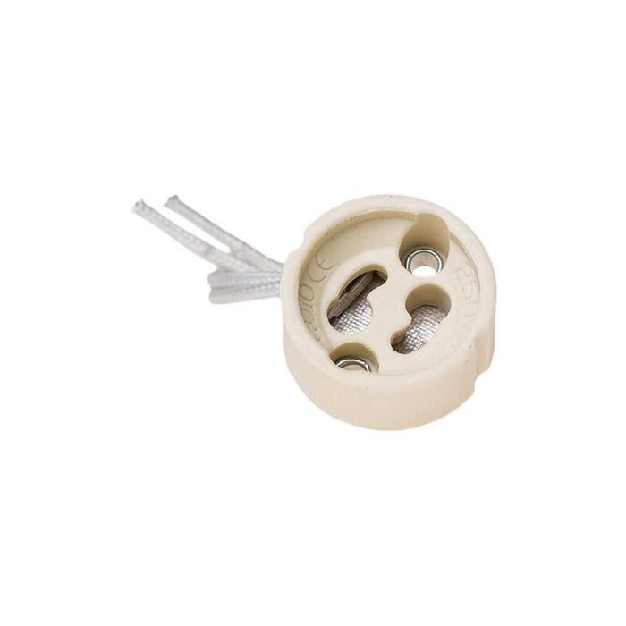Pack De 20 Unidades - Portalámparas Gu10 Cerámico 2a 250v Pgu10 Solera