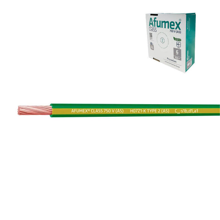 Pack De 200 Unidades - Cablecillo H07z1-K(As) 2,5 Mm² Amarillo/Verde Euro/M
