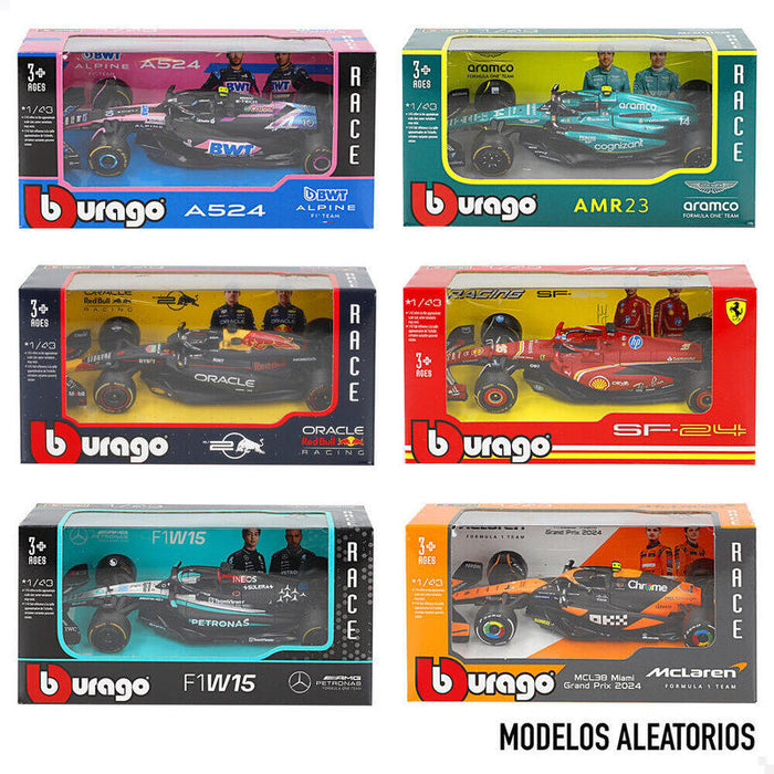 Pack De 24 Unidades - Coche F1 Metal Surtido