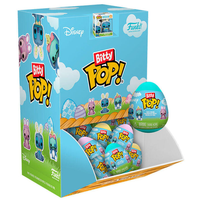 Pack De 24 Unidades - Figura Mystery Bitty Pop Disney Stitch Conejo De Pascua Surtido