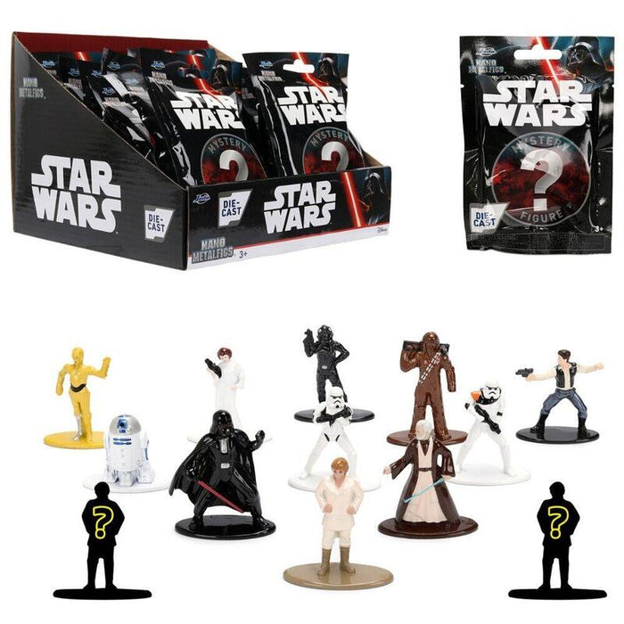 Pack De 24 Unidades - Figura Sobre Sorpresa Metalfigs Star Wars 4cm Surtido