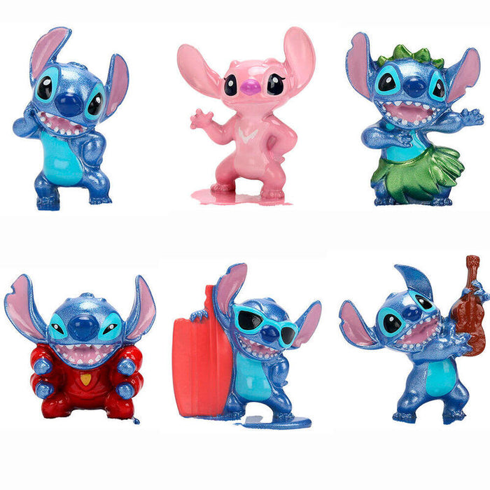 Pack De 24 Unidades - Figura Sobre Sorpresa Metalfigs Stitch Disney 4cm Surtido