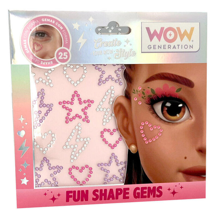 Pack De 24 Unidades - Gemas Adhesivas Faciales Wow Generation