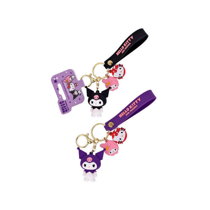 Pack De 24 Unidades - Llavero 3d Kuromi Hello Kitty Surtido