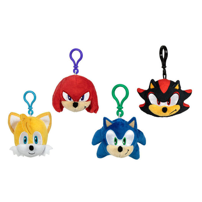 Pack De 24 Unidades - Llavero Peluche Sonic The Hedgehog 10cm Surtido