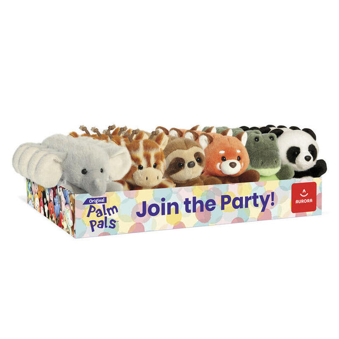 Pack De 24 Unidades - Peluche Safari Palm Pals 13cm Surtido