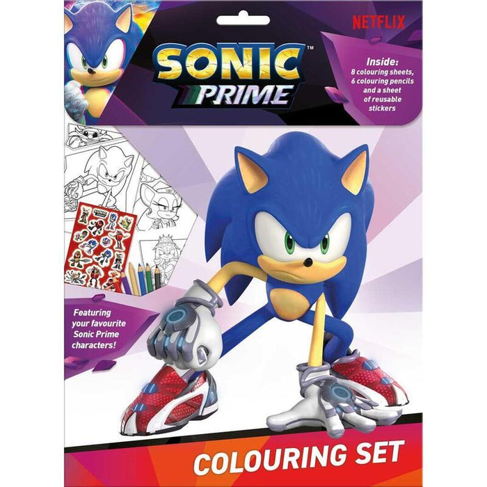 Pack De 24 Unidades - Set Colorear Sonic Prime