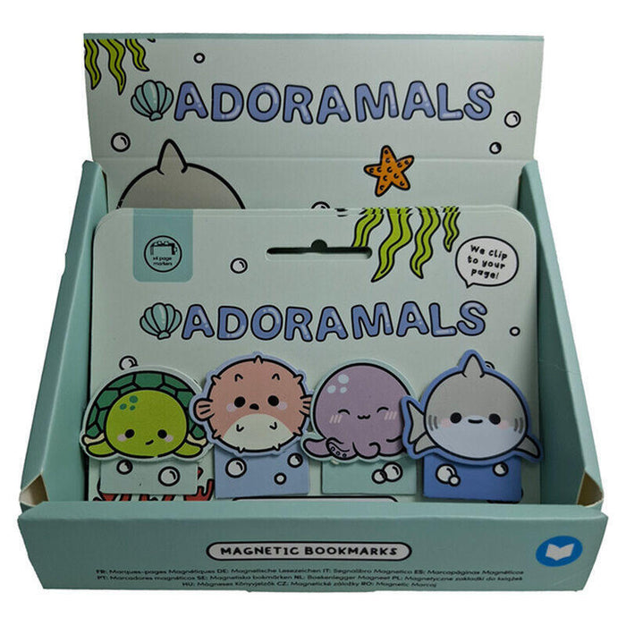 Pack De 24 Unidades - Set Marcapaginas Animales Adorables Adoramals