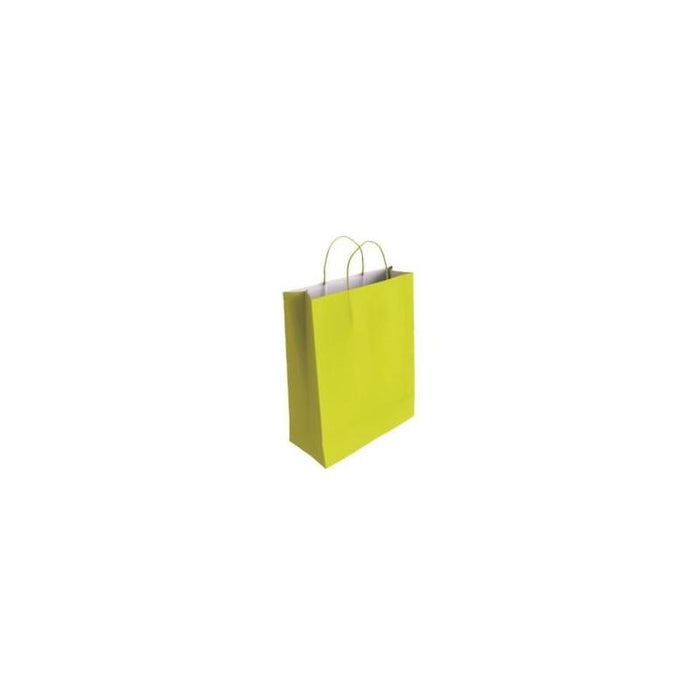 Pack De 25 Unidades Bismark Bolsa De Papel Celulosa - Medidas 24x8x18cm - Pistacho