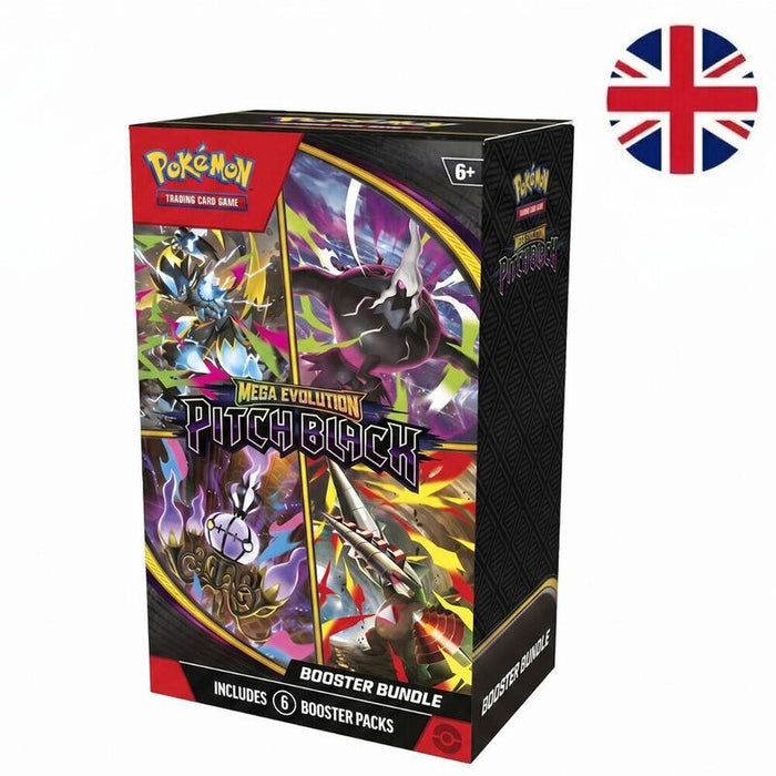 Pack De 25 Unidades - Booster Bundle Cartas Expansion Megaevolucion Oscuridad Absoluta Pokemon Ingles