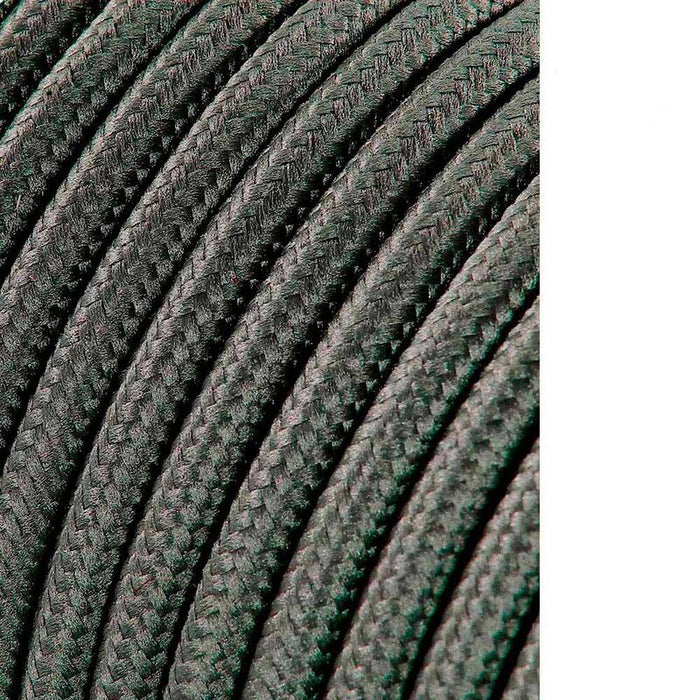 Pack De 25 Unidades - Carrete Cable Cordón Tubular H03vv-F 2 X 0,75 Mm² Gris Oscuro, 25 M