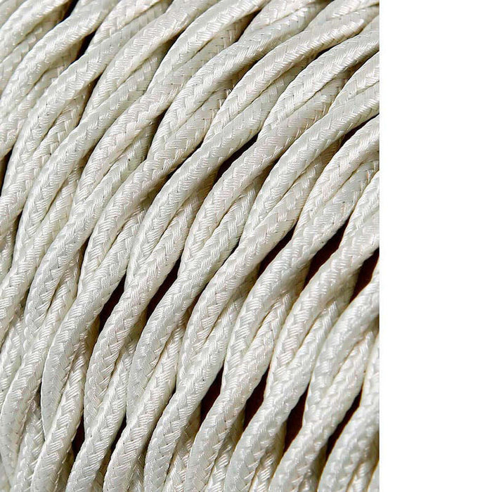 Pack De 25 Unidades - Carrete Cable Textil Trenzado H03vv-F 2 X 0,75 Mm² Algodón, 25 M