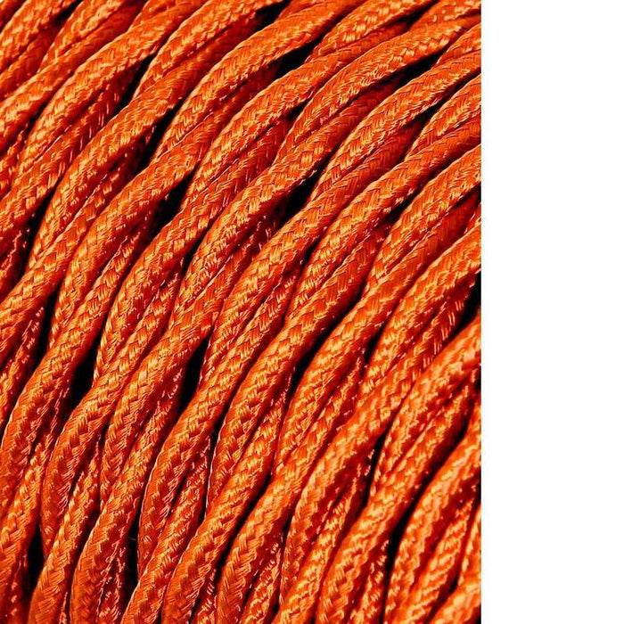Pack De 25 Unidades - Carrete Cable Textil Trenzado H03vv-F 2 X 0,75 Mm² Oro, 25 M