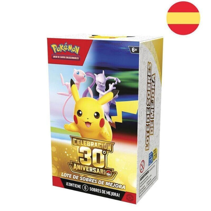 Pack De 25 Unidades - Juego Cartas Booster Bundle 30th Aniversario Pokemon Español