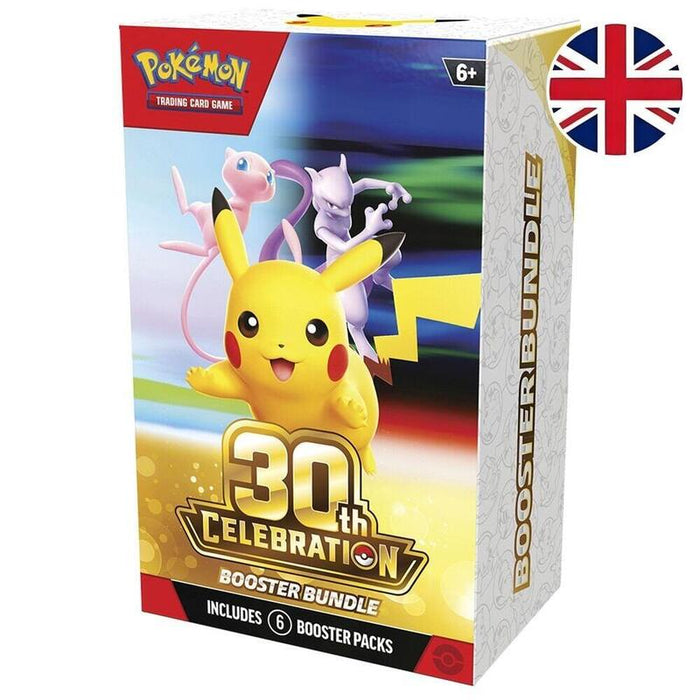 Pack De 25 Unidades - Juego Cartas Booster Bundle 30th Aniversario Pokemon Ingles