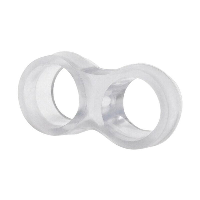 Pack De 25 Unidades - Tope Puerta Manilla Amortiguador Tp13, Transparente, 47 X 25 X 14 Mm