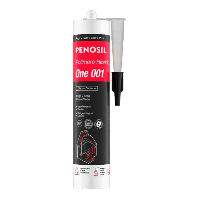 Pack De 3 Unidades - Adhesivo Y Sellador Polímero Híbrido, One 001, Blanco, 290 Ml