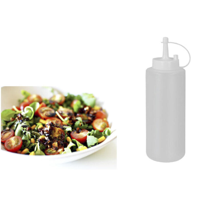 Pack De 3 Unidades - Botellin Para Salsas De Plástico 370 Ml