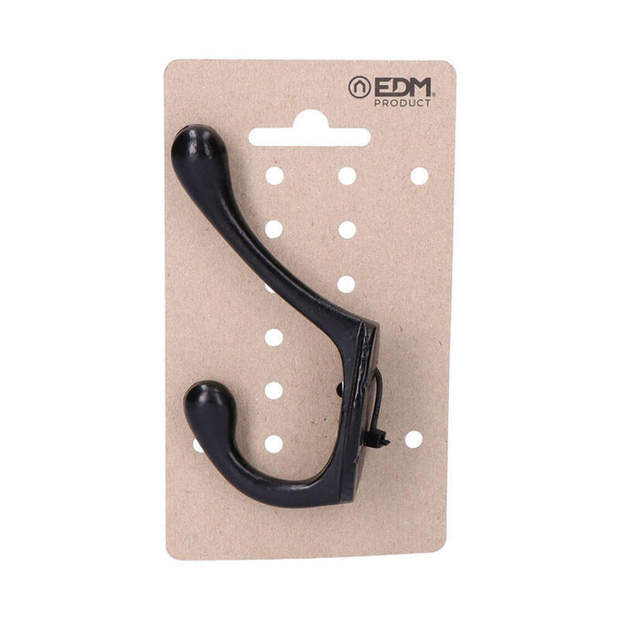 Pack De 3 Unidades - Colgador De Forja Negro 13 X 5 Cm