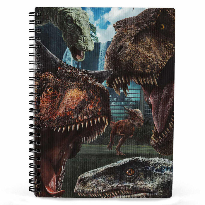 Pack De 3 Unidades - Cuaderno 3d Selfie Jurassic World