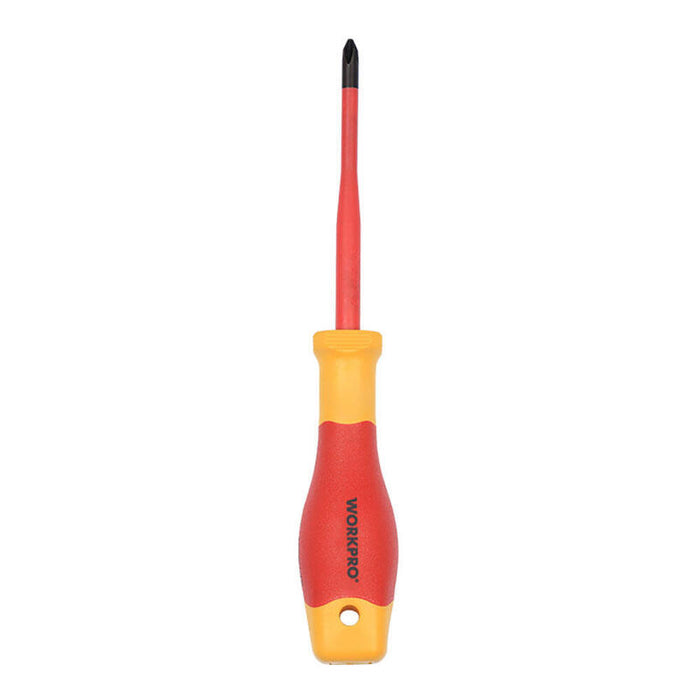 Pack De 3 Unidades - Destornillador Aislado Pz2 X 100mm Workpro