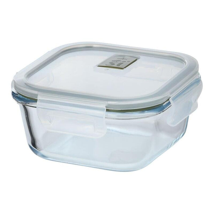 Pack De 3 Unidades - Fiambrera Hermética Cuadrada Borosilicato, Experto, 320 Ml, 12 X 12 X 9 Cm