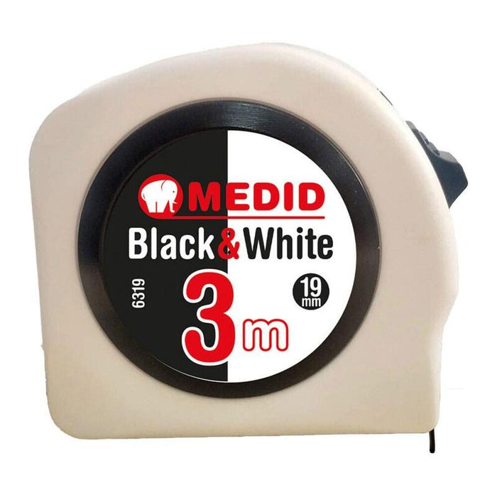 Pack De 3 Unidades - Flexómetro Black & White 3 M X 19 Mm