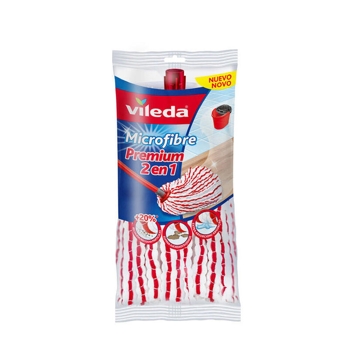 Pack De 3 Unidades - Fregona Microfibra Premium 2 En 1