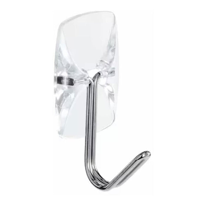 Pack De 3 Unidades - Ganchos Transparentes Pequeños Con Punta De Alambre Con Tiras Transparentes, 3 Uds + 4 Tiras, Max 225 Gr