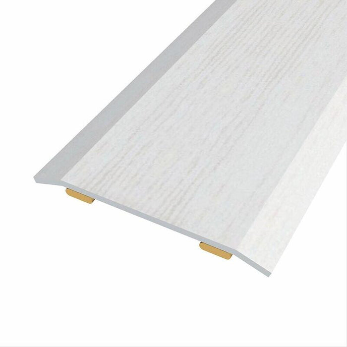 Pack De 3 Unidades - Junta De Acero Para Mismo Nivel, 40 X 3,5 Mm, Adhesiva, Flooring, Roble Gris Claro, 83 Cm.
