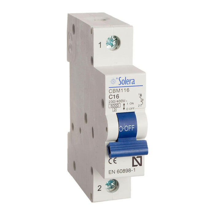 Pack De 3 Unidades - Magnetotermico Solera 1 Polo 20a C 6ka Resid/Terciario (Retractilado) Cbm120