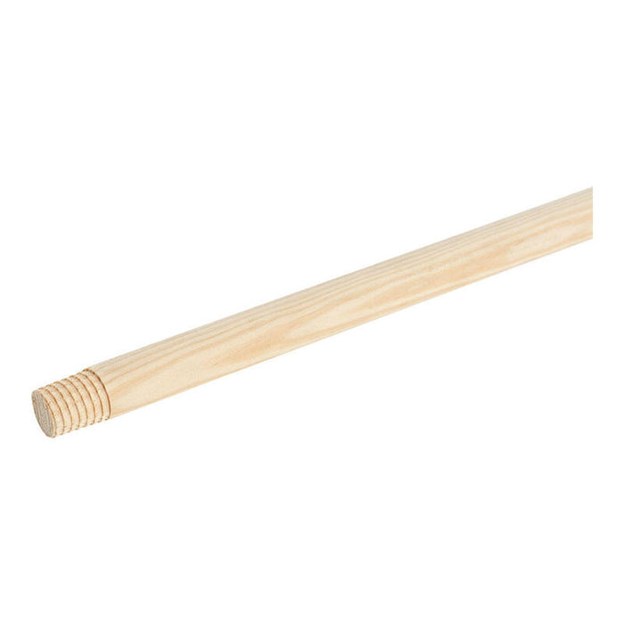 Pack De 3 Unidades - Mango Para Cepillo De Barrendero De Madera Ø2,8x120cm Con Rosca 1986