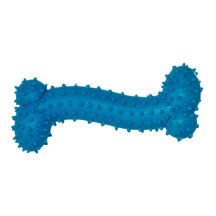Pack De 3 Unidades - Mini Hueso De Goma Con Pinchos De Goma 11cm Nayeco Colores / Modelos Surtidos