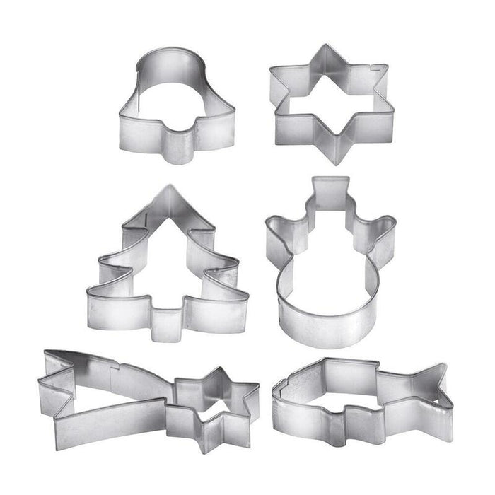Pack De 3 Unidades - Moldes Cortadores Navidad, Delícia, 6 Piezas En Anilla Organizadora