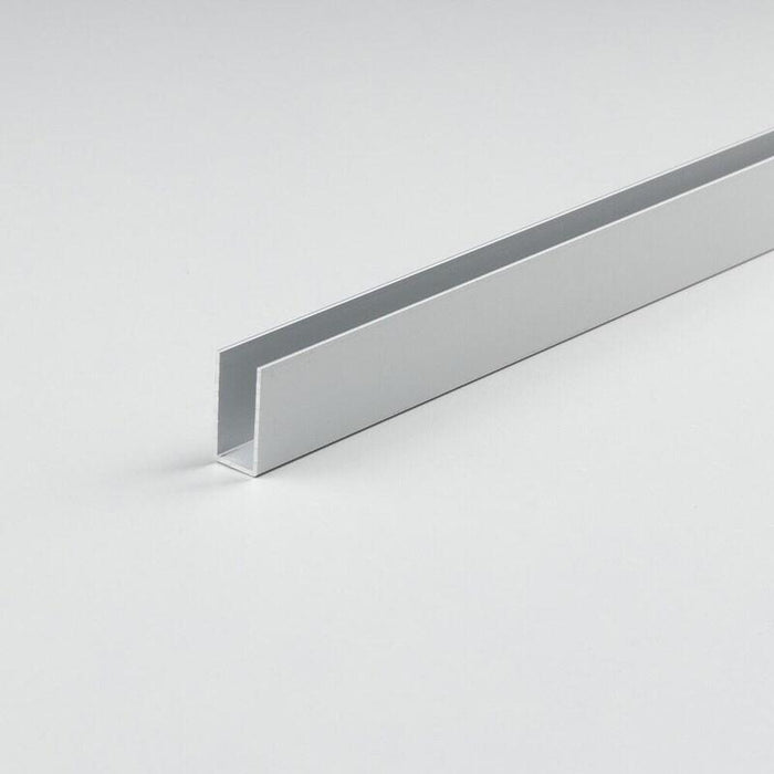 Pack De 3 Unidades - Perfil Bricolaje U Aluminio Anodizado 1000 X 10 X 15 Mm