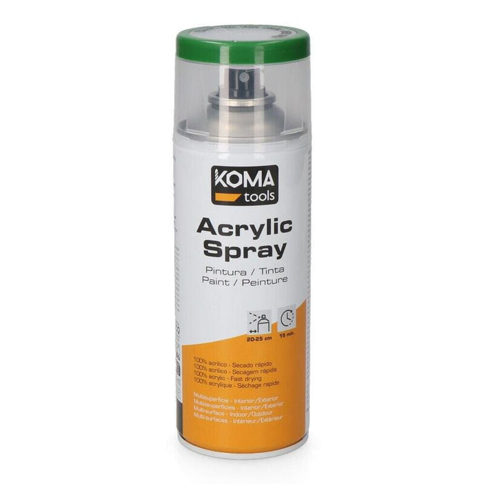 Pack De 3 Unidades - Pintura Acrílica En Spray Ral 6001 Verde Esmeralda Acabado Brillante, 300 Ml