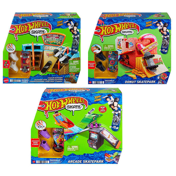 Pack De 3 Unidades - Skatepark Hot Wheels Surtido