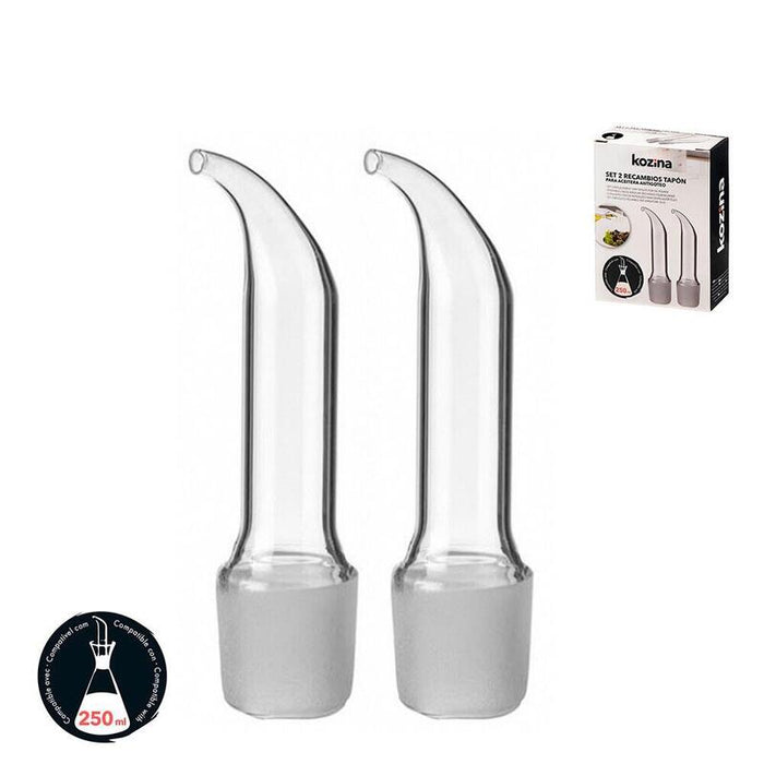 Pack De 3 Unidades - Tapón Recambio Para Aceitera Antigoteo 250 Ml, 2 Uds