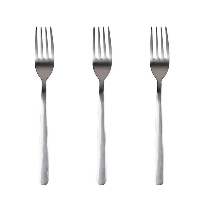 Pack De 3 Unidades - Tenedor De Acero Inoxidable Reciclado Brillo Earth, Blister 3 Uds