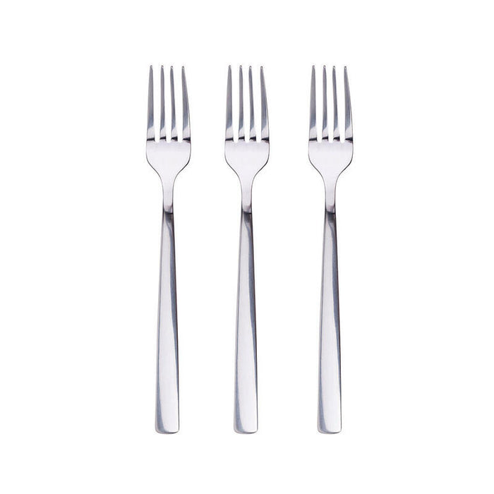 Pack De 3 Unidades - Tenedor Para Postre De Acero Inoxidable Brillo Earth 3 Uds