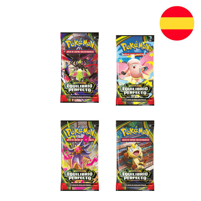 Pack De 36 Unidades - Sobre Cartas Equilibrio Perfecto Pokemon Español Surtido