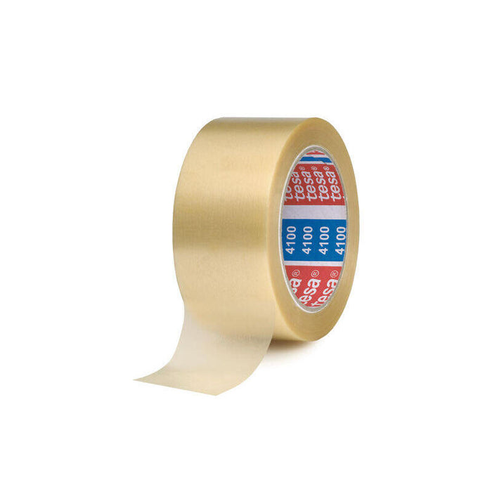 Pack De 36 Unidades Tesa 4100 Precinto De Embalar Resistente 50mm X 66 Metros - Pvc Rugoso - Adhesivo Potente -