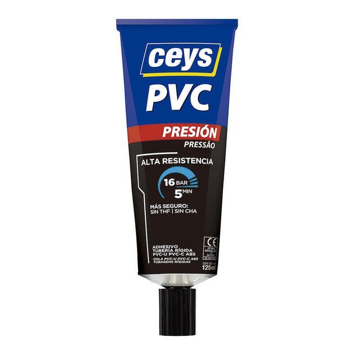 Pack De 4 Unidades - Adhesivo Pvc Presion Tubo 125 Ml