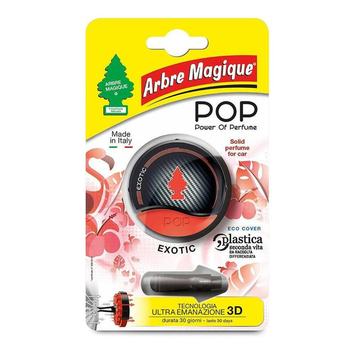 Pack De 4 Unidades - Ambientador De Coche, Modelo Pop, Aroma Exotic