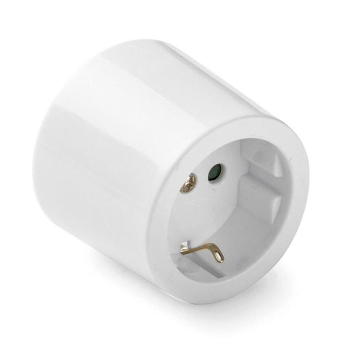 Pack De 4 Unidades - Base De Superficie Redonda Tt 16a 250 V, Blanca
