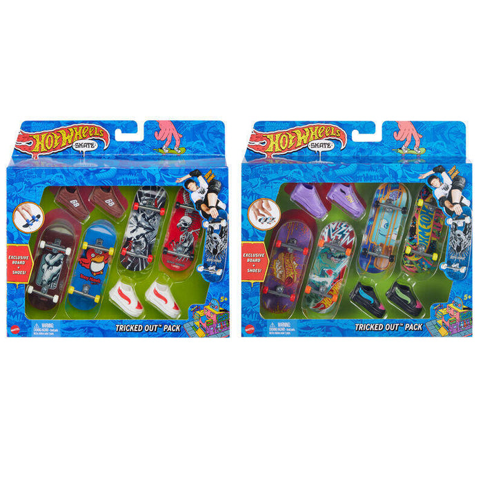 Pack De 4 Unidades - Blister 4 Skates Hot Wheels Surtido
