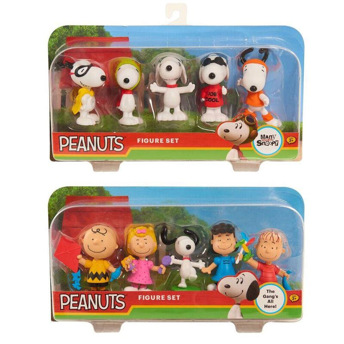 Pack De 4 Unidades - Blister 5 Figuras Snoopy Peanuts Surtido